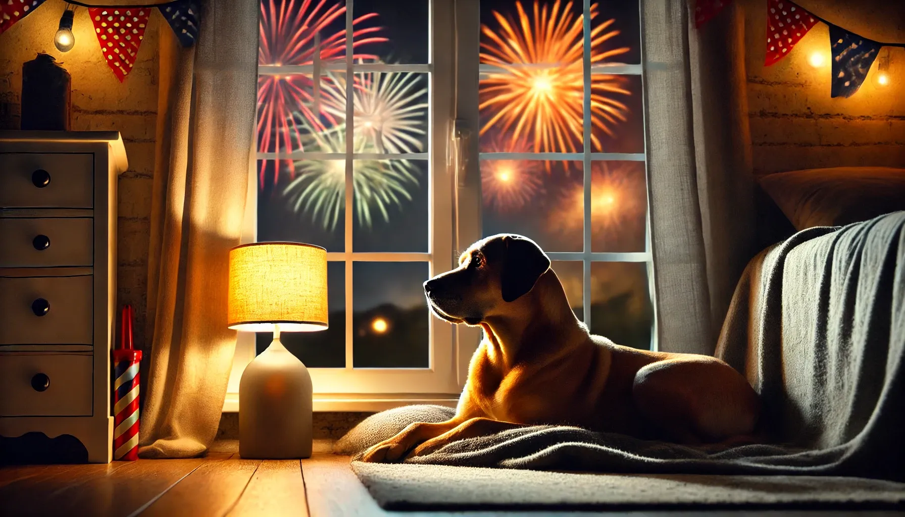 How to Calm Your Dog During Fireworks and Loud Noises: A Guide for Dog Parents